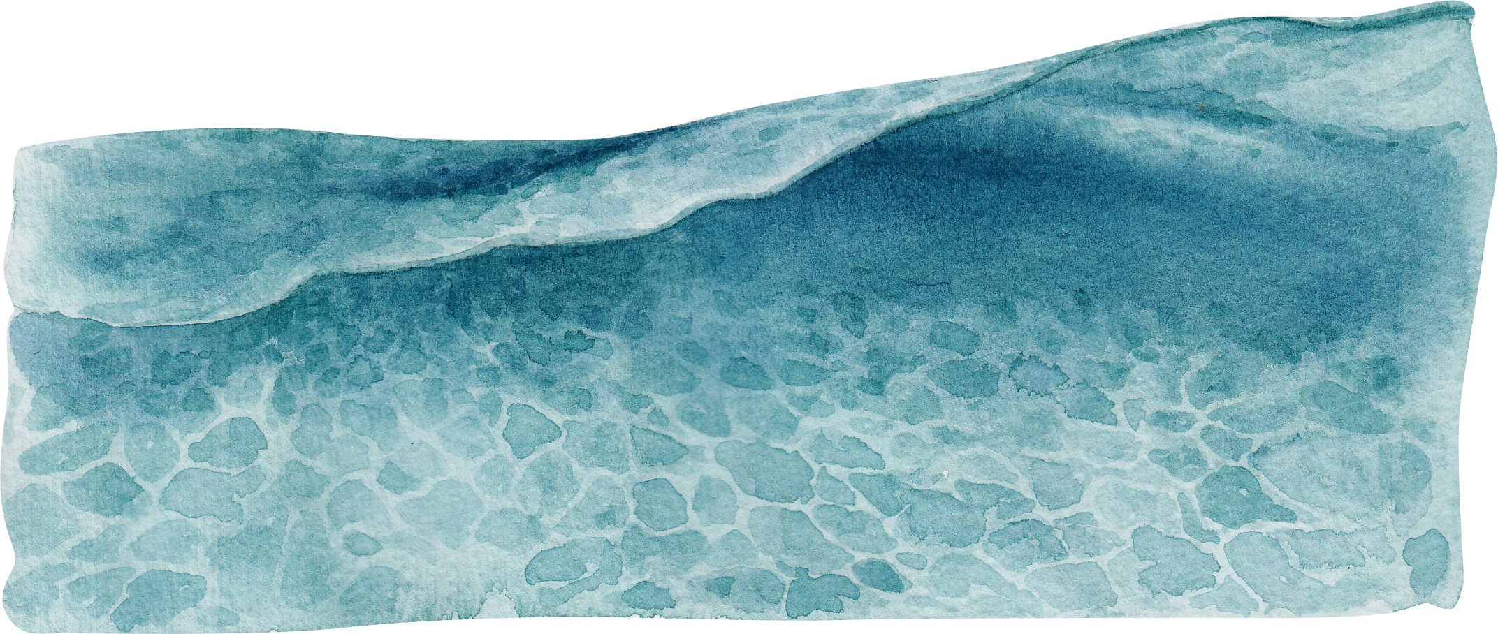 Ocean Wave Watercolor Illustration